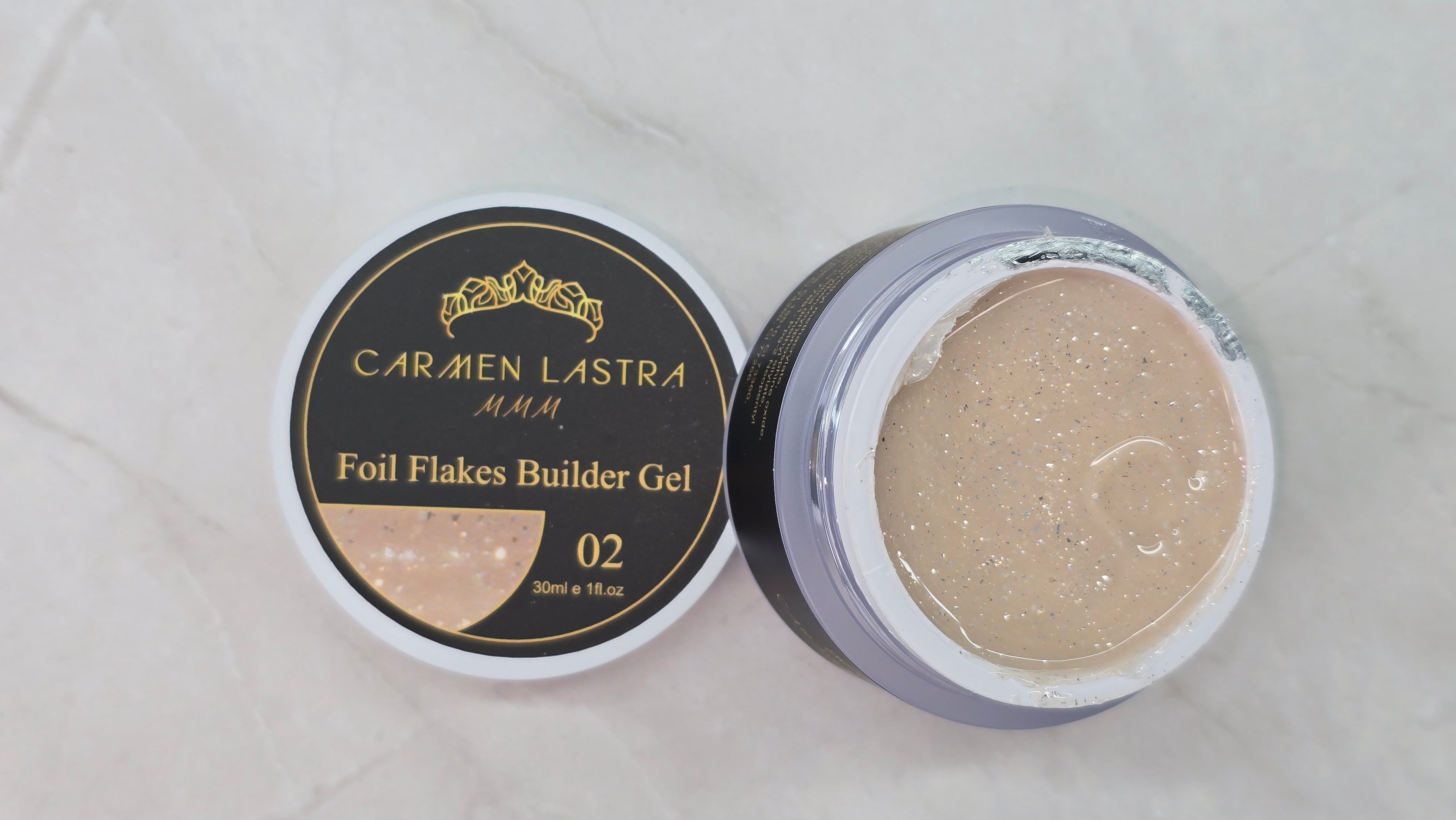 Foil Flakes Builder Gel 30ml # 2