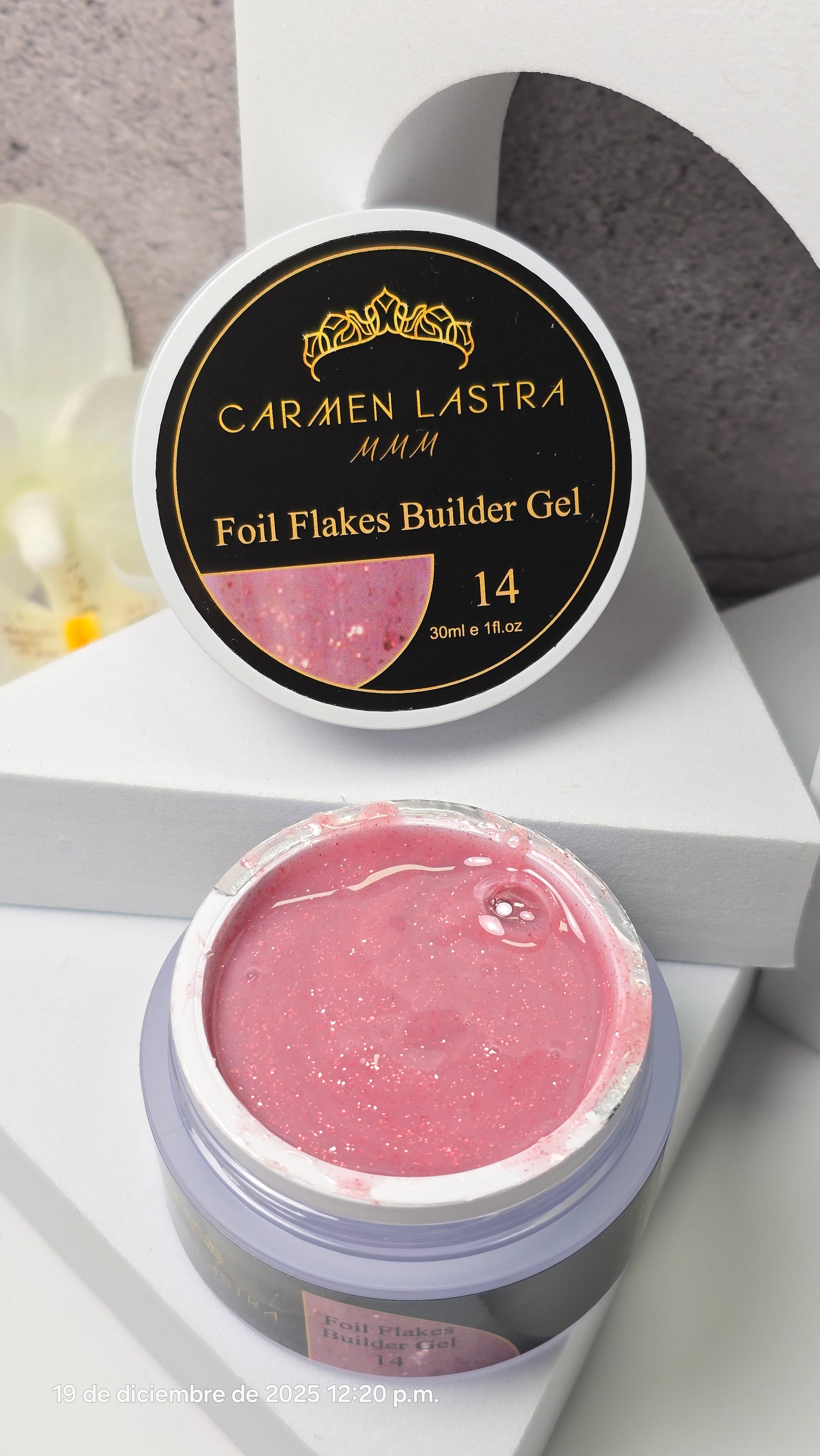 Foil Flakes Builder Gel 30ml # 14