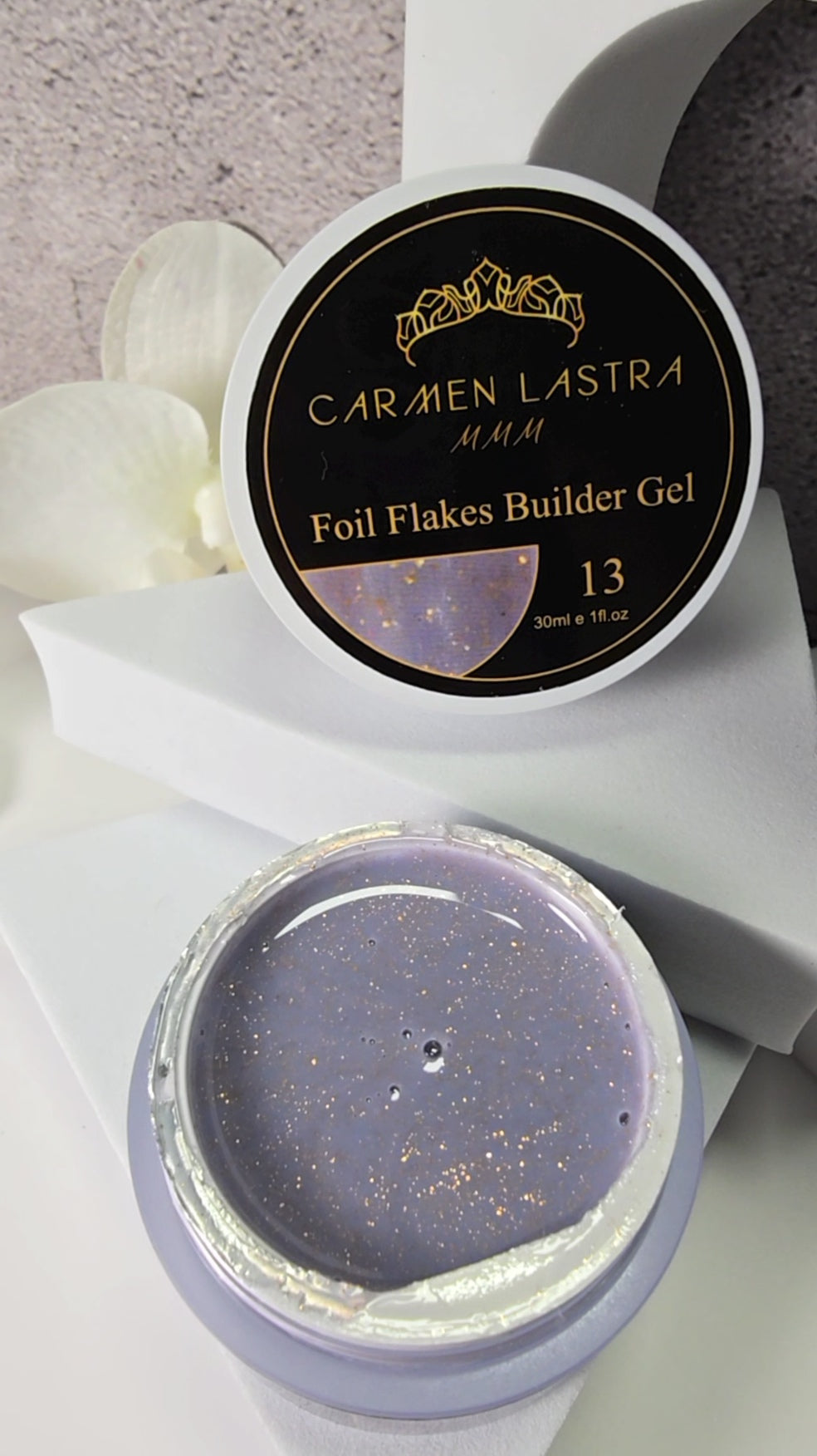 Foil Flakes Builder Gel 30ml # 13