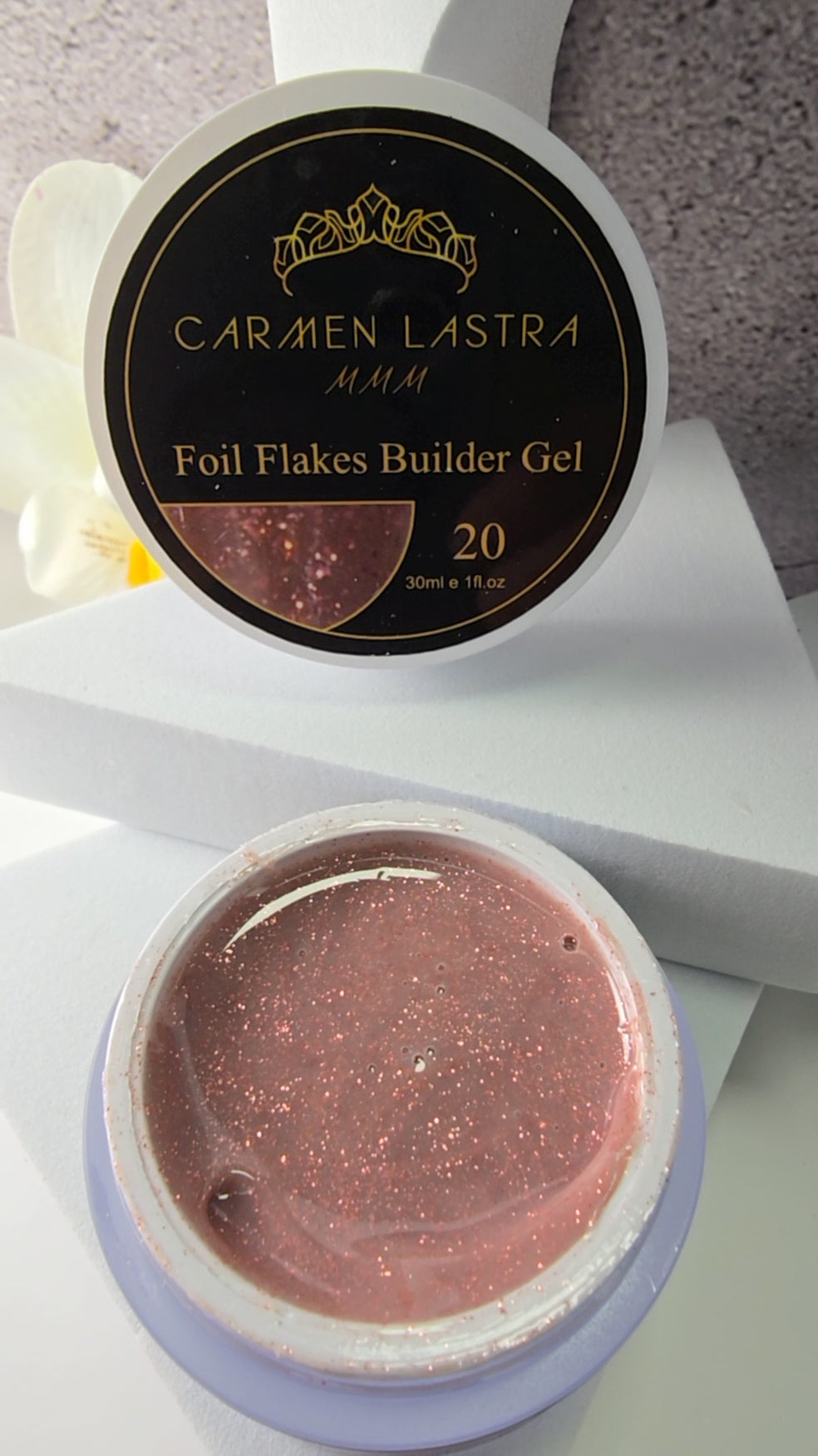 Foil Flakes Builder Gel 30ml # 20
