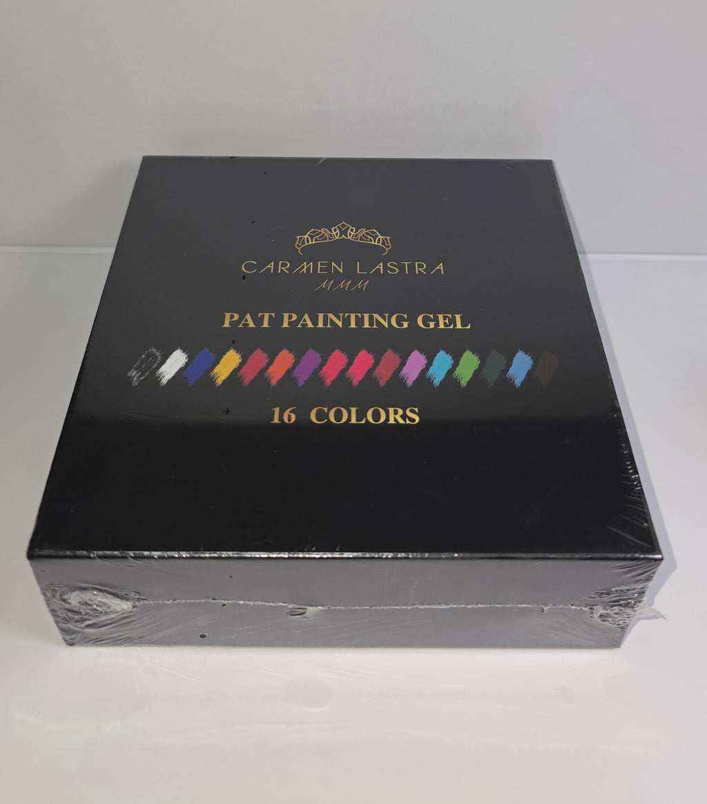 Pat Paining Gel 16 Colors. Esmalte de Gel para Pintar de 16 colores