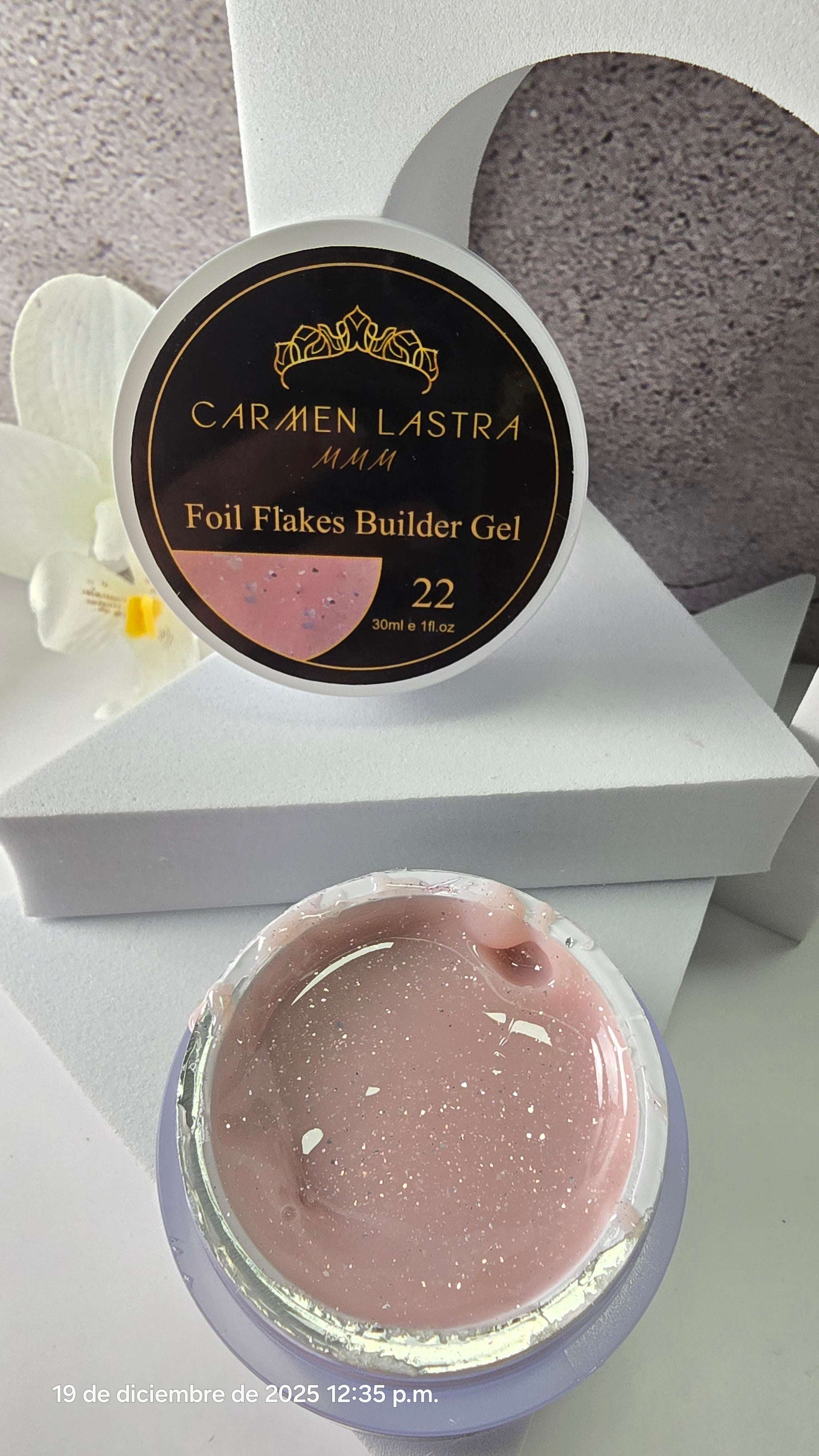 Foil Flakes Builder Gel 30ml # 22