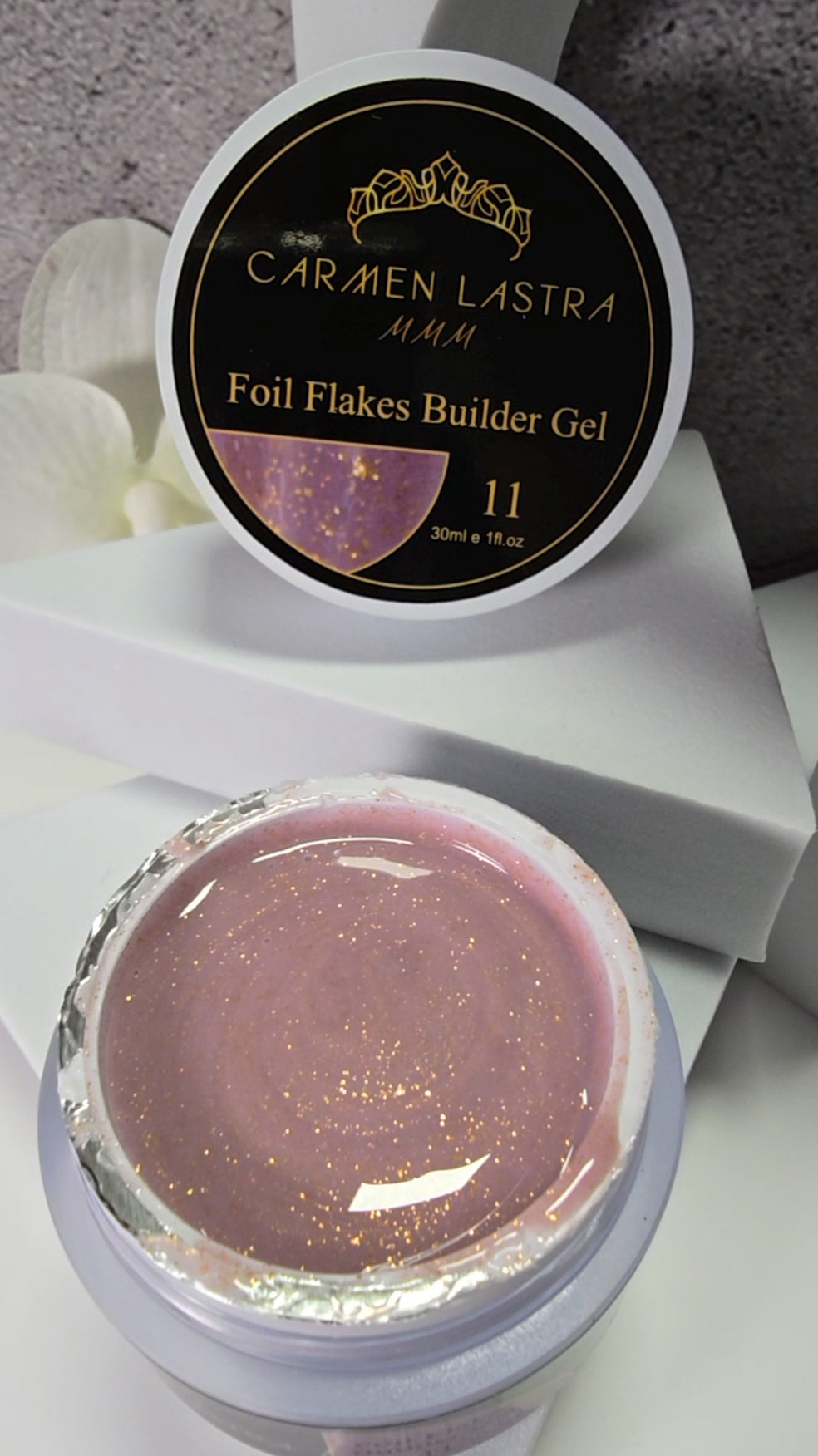 Foil Flakes Builder Gel 30ml # 11