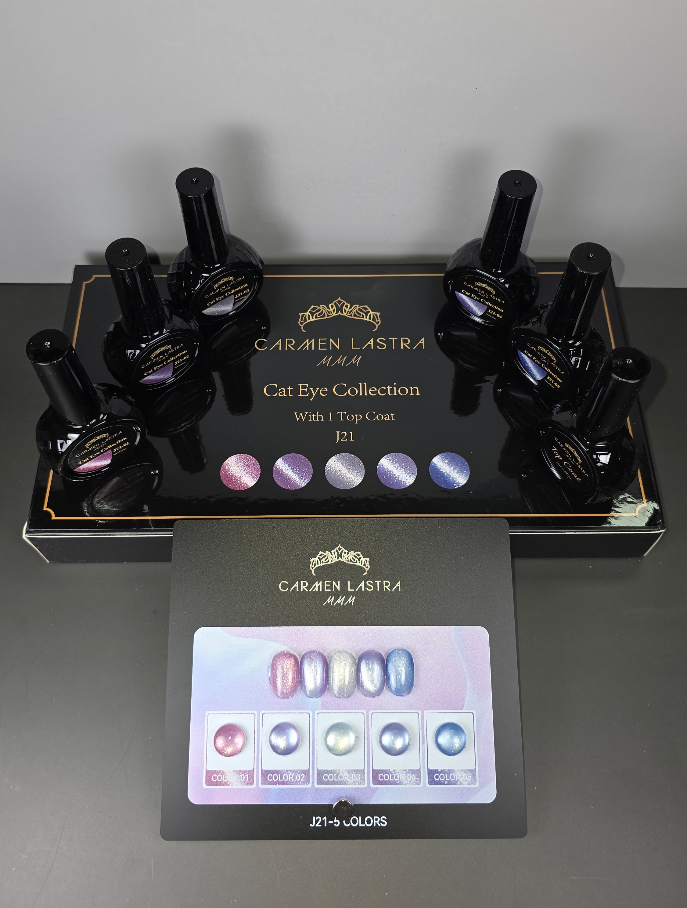 J21. 5 Cat Eye Collection With 1 Top