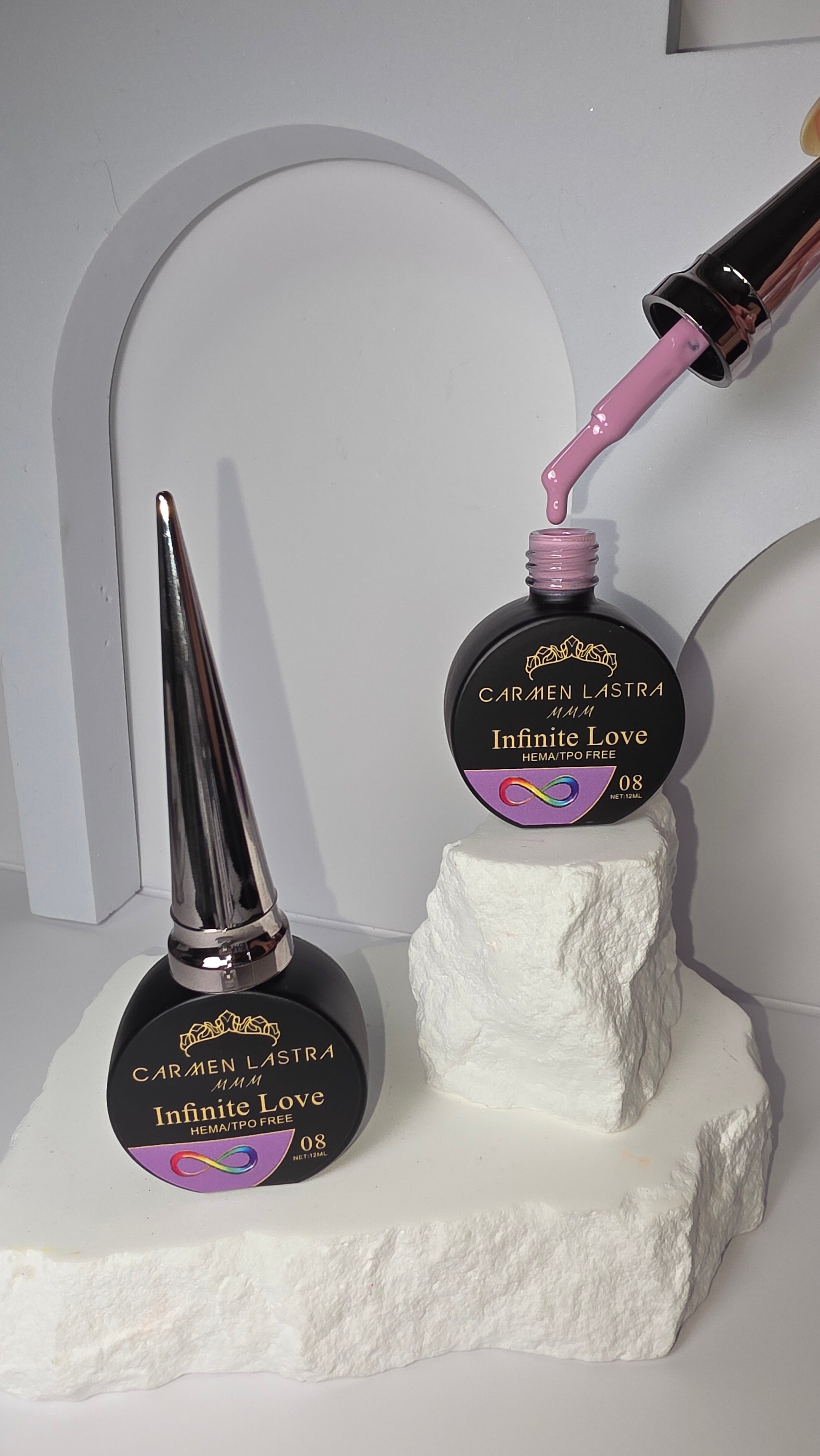 Infinite love #08 / 12ml one-step Gel polish. ( No need for top Coat and base coat) 1 solo paso